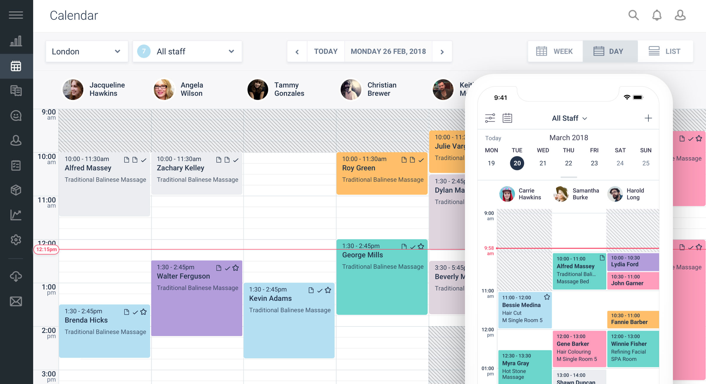 Booking Solution Dashboard