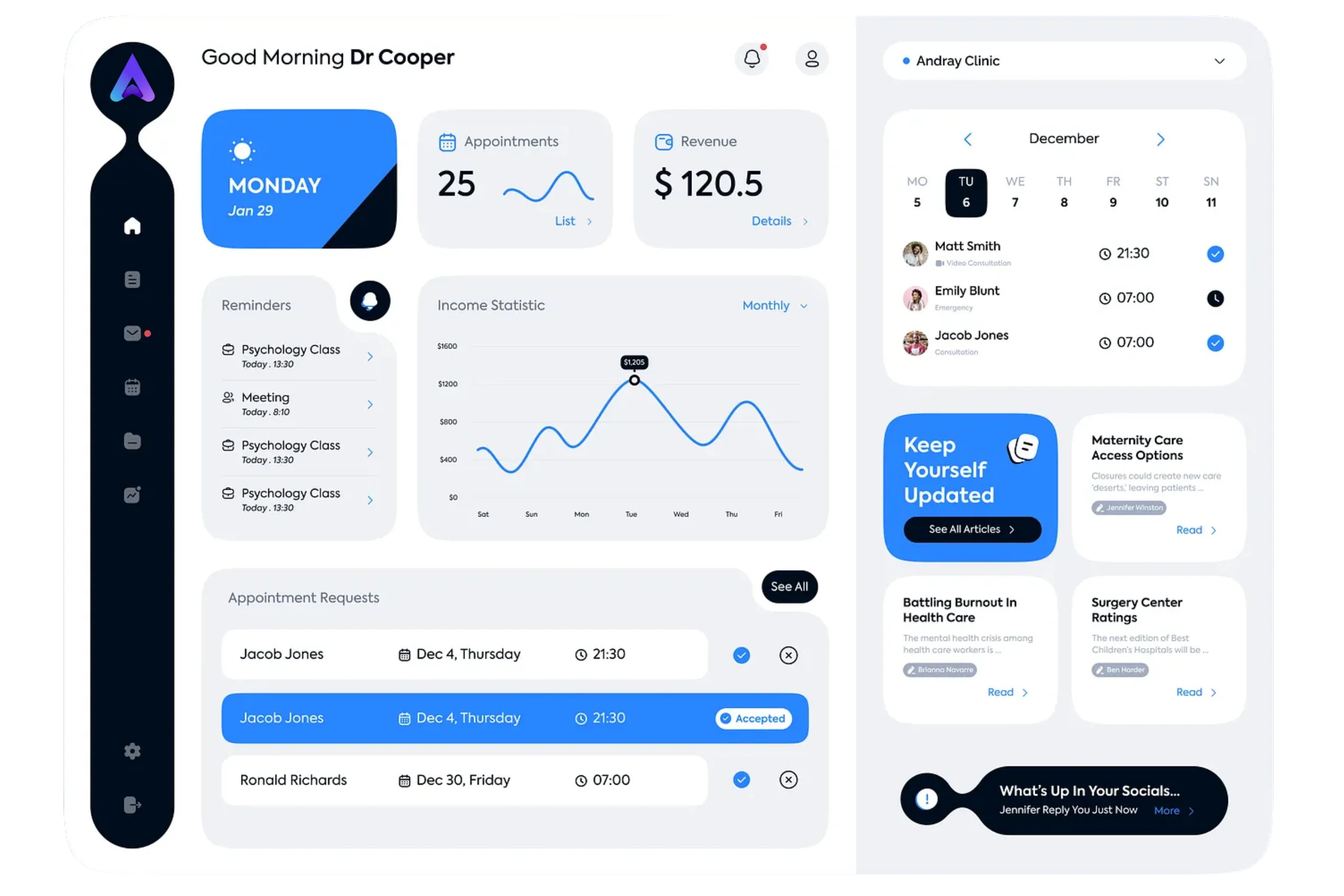 Dynamic Booking & Business Management Dashboard